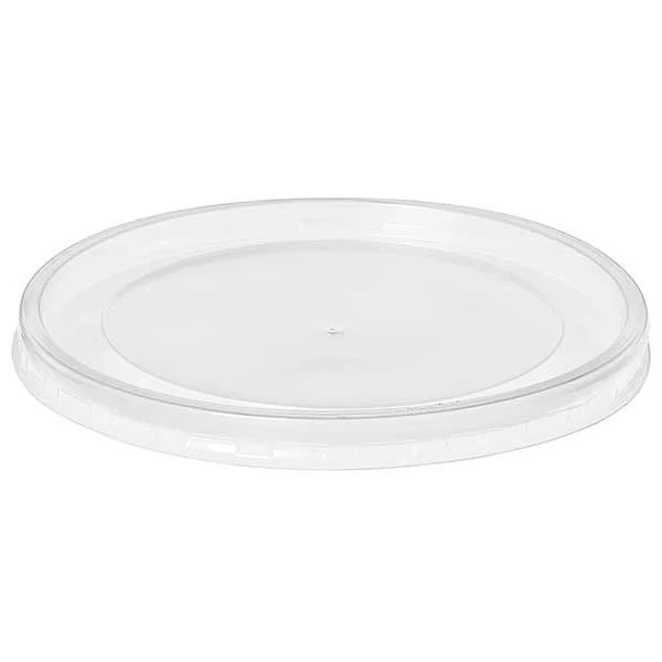 16 oz Beyaz ve Kraft Karton Çorba Kasesi Kapağı