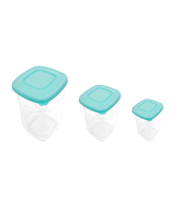 DÜZ KAPAK SAKLAMA KABI 450 / 940 / 1600 ML