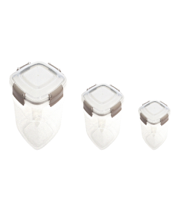 KİLİTLİ KAPAKLI SAKLAMA KABI 450 / 940 / 1600 ML